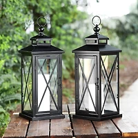 Lorio Black Outdoor Lanterns