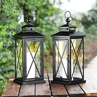 Lorio Black Outdoor Lanterns