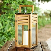 SAFAVIEH Natural Aleena Outdoor Lantern