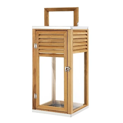 SAFAVIEH Natural Aleena Outdoor Lantern