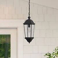 Black Teri Outdoor Pendant Light