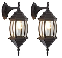 Bronze Grazia Outdoor Wall Sconces, Set of 2