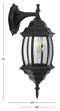 Bronze Grazia Outdoor Wall Sconces, Set of 2