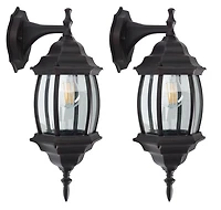 Bronze Grazia Outdoor Wall Sconces, Set of 2