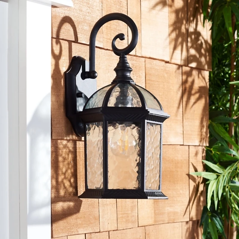 Black Fayln Outdoor Wall Sconces, Set of 2