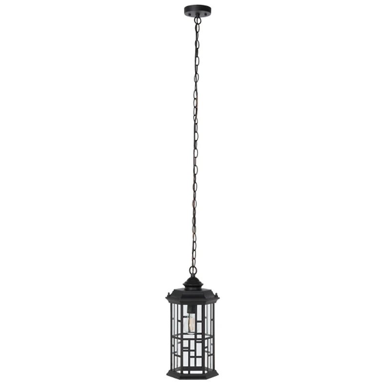 Black Carwen Outdoor Pendant Light
