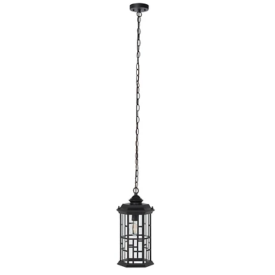 Black Carwen Outdoor Pendant Light