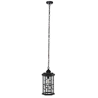 Black Carwen Outdoor Pendant Light