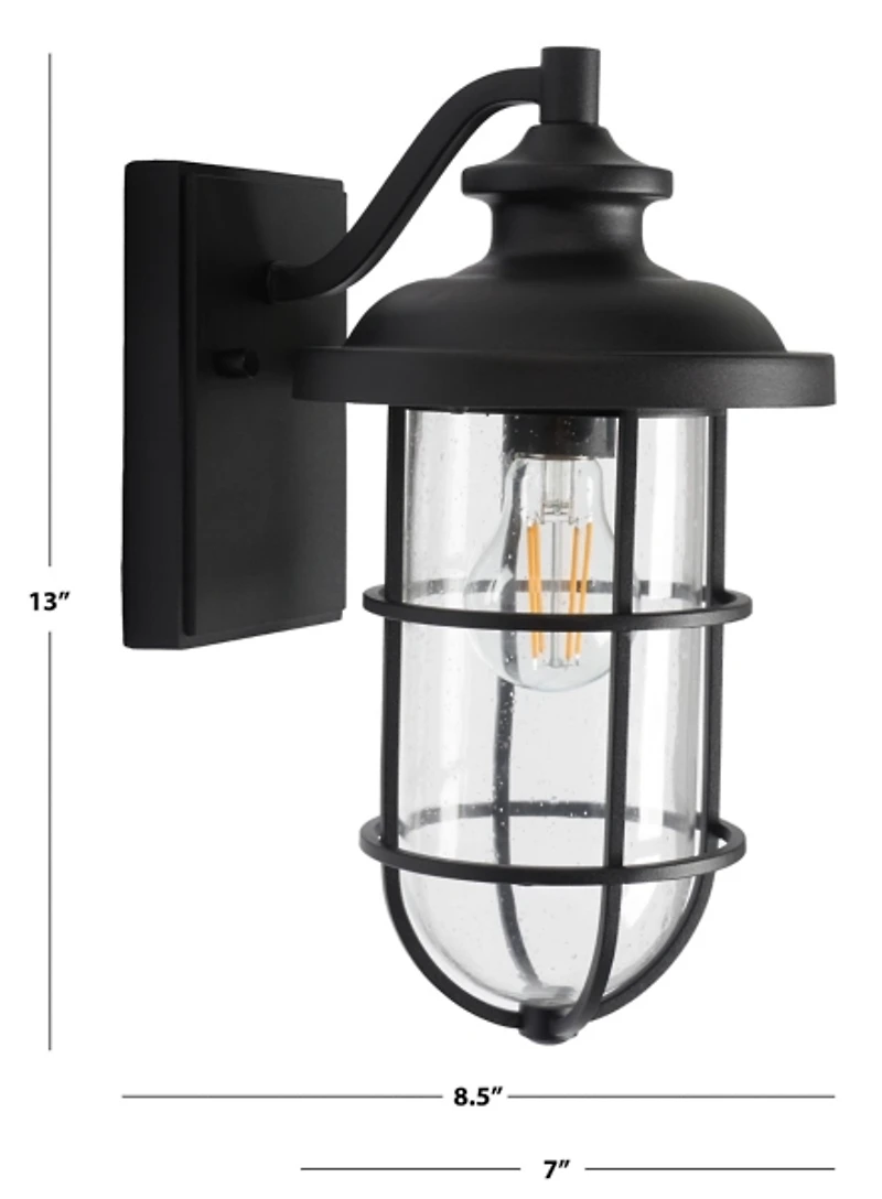 Black Adelle Outdoor Wall Sconces, Set of 2