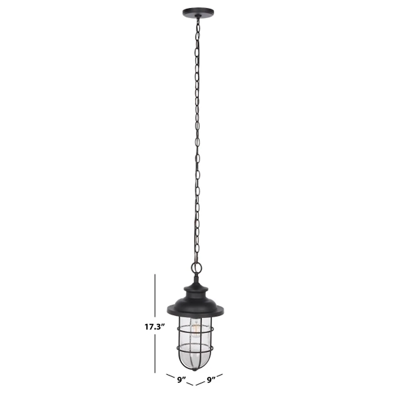 Black Adelle Outdoor Pendant Light