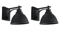Black Melila Outdoor Wall Sconces, Set of 2
