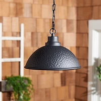 Black Melila Outdoor Pendant Light