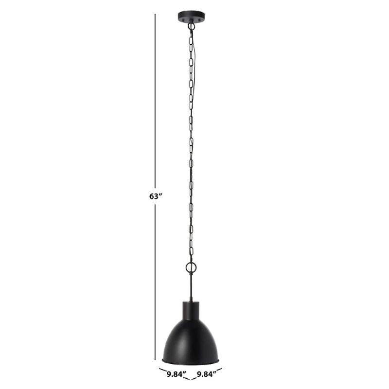 Black Priestly Outdoor Pendant Light