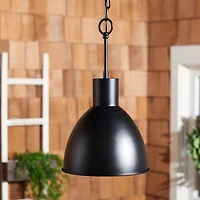 Black Priestly Outdoor Pendant Light
