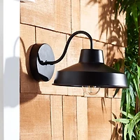 Black Quarry Outdoor Wall Sconces, Set of 2