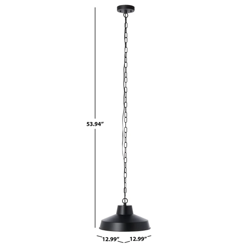 Black Quarry Outdoor Pendant Light