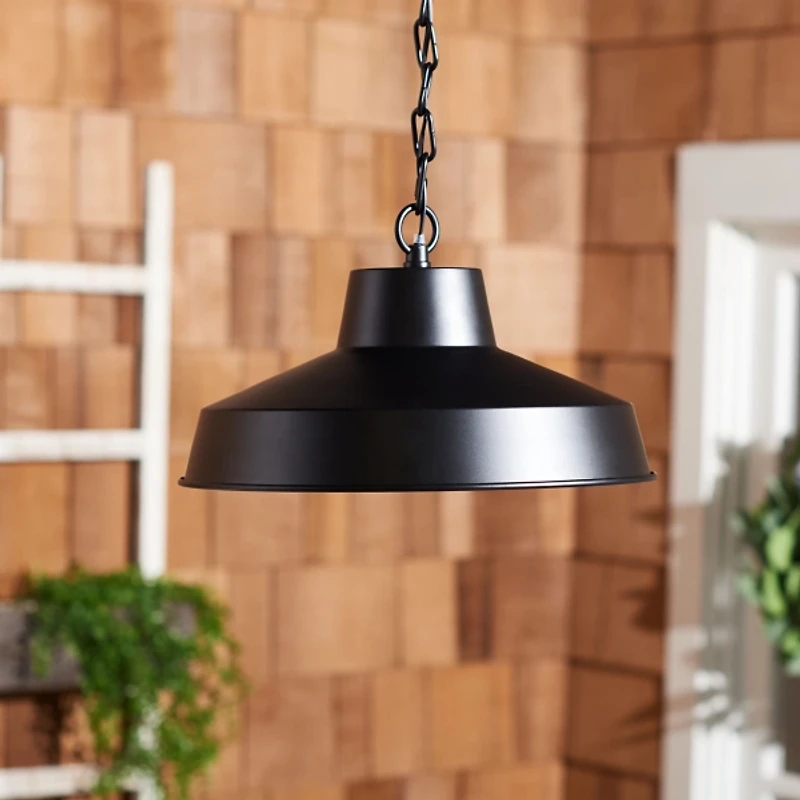 Black Quarry Outdoor Pendant Light
