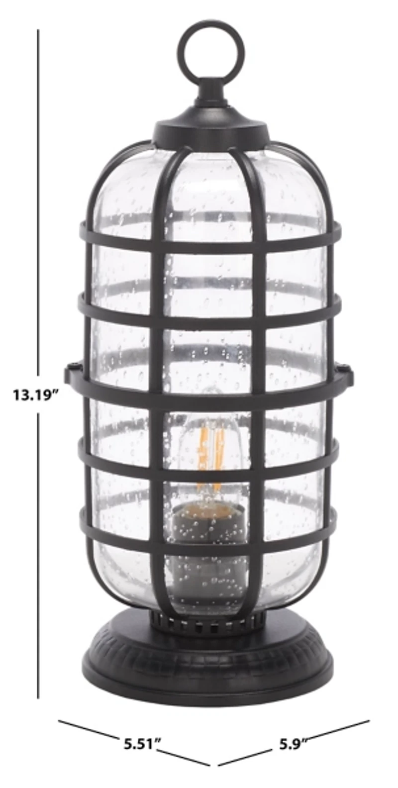 Rigel Black Outdoor Table Lamp