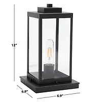 Black Rinnah Outdoor Table Lamp