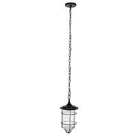 Black Rueda Outdoor Pendant Light