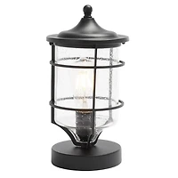 Black Rueda Outdoor Table Lamp