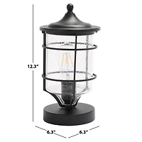 Black Rueda Outdoor Table Lamp