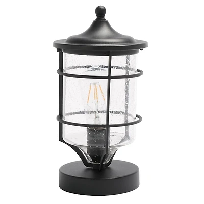Black Rueda Outdoor Table Lamp