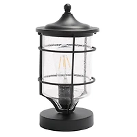 Black Rueda Outdoor Table Lamp