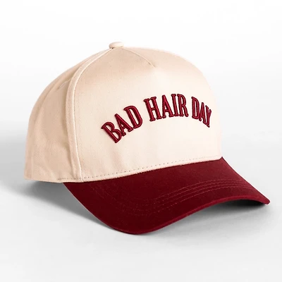 Bad Hair Day Canvas Baseball Hat