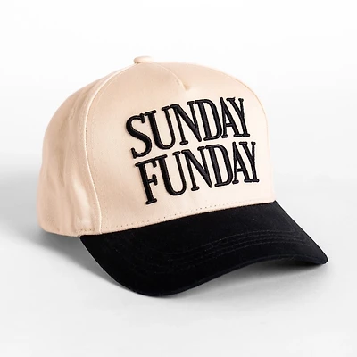 Sunday Funday Canvas Baseball Hat