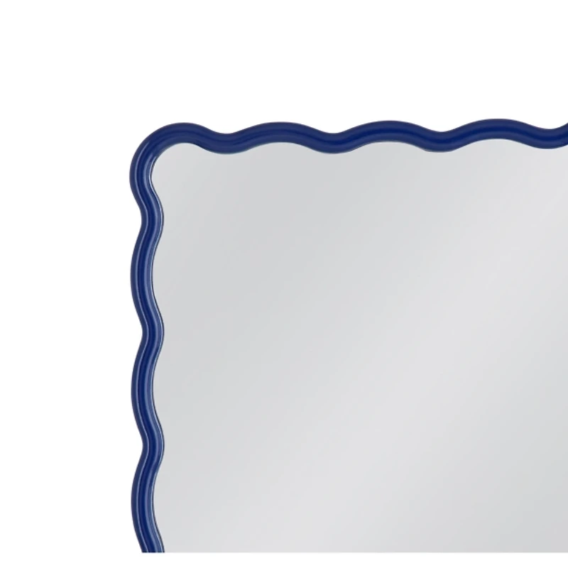 Navy Wavy Cassia Wall Mirror