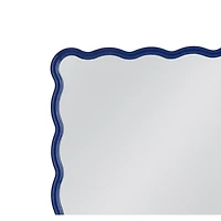 Navy Wavy Cassia Wall Mirror