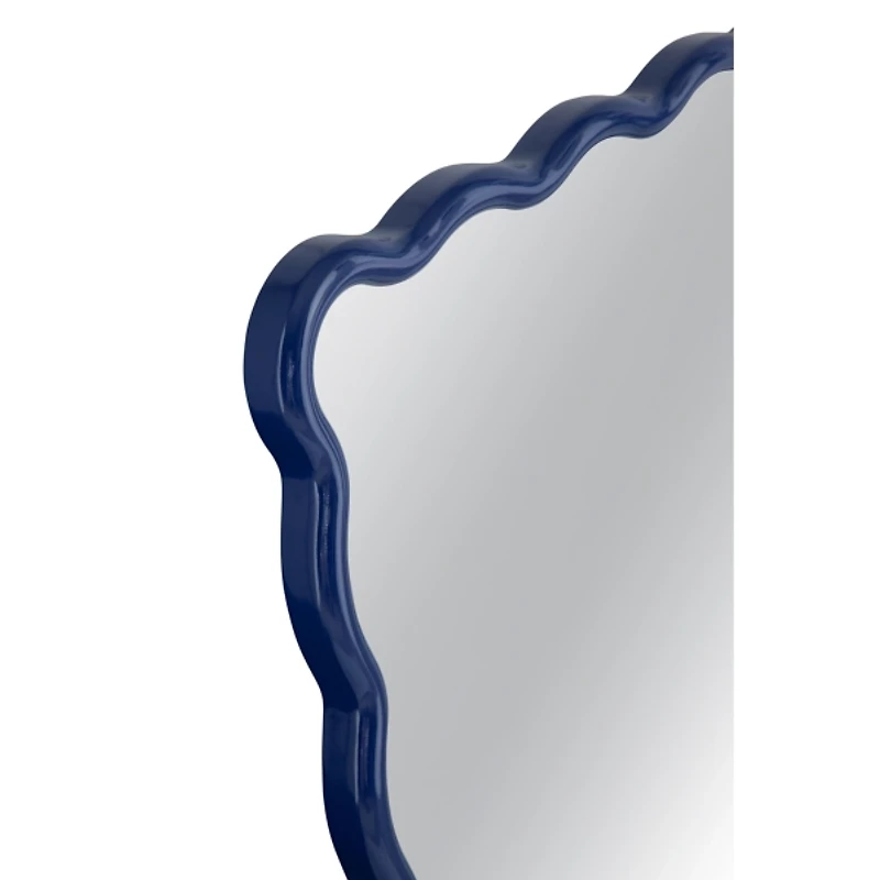 Navy Wavy Cassia Wall Mirror
