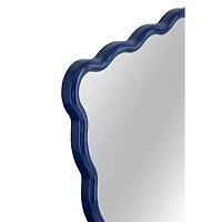 Navy Wavy Cassia Wall Mirror