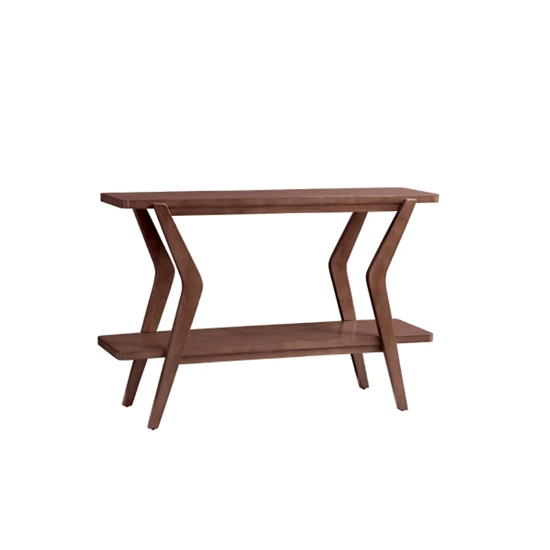 Brown Angular Stratton Console Table