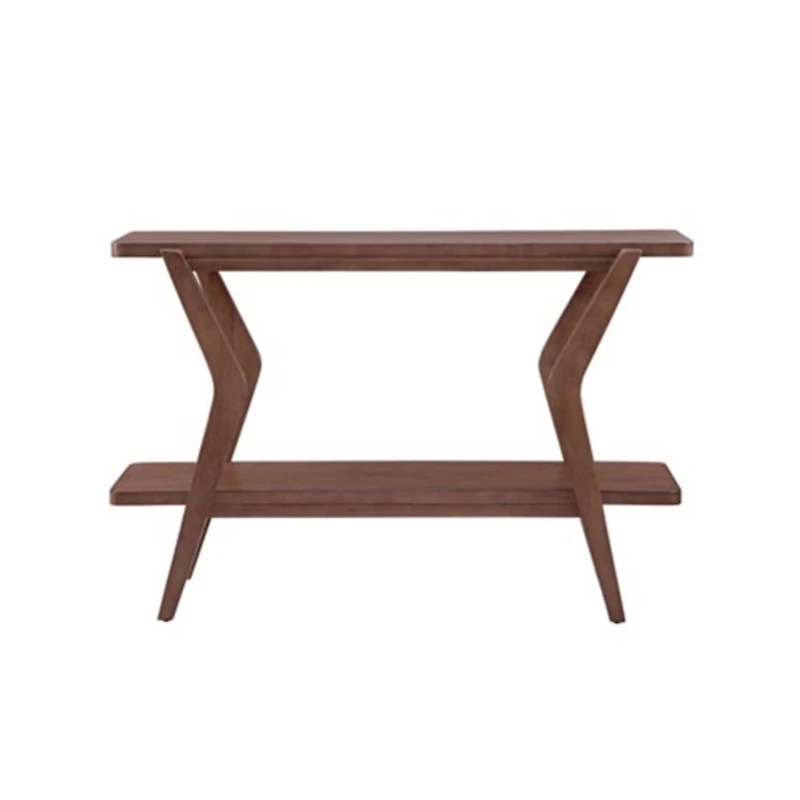 Brown Angular Stratton Console Table
