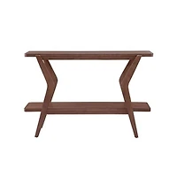 Brown Angular Stratton Console Table