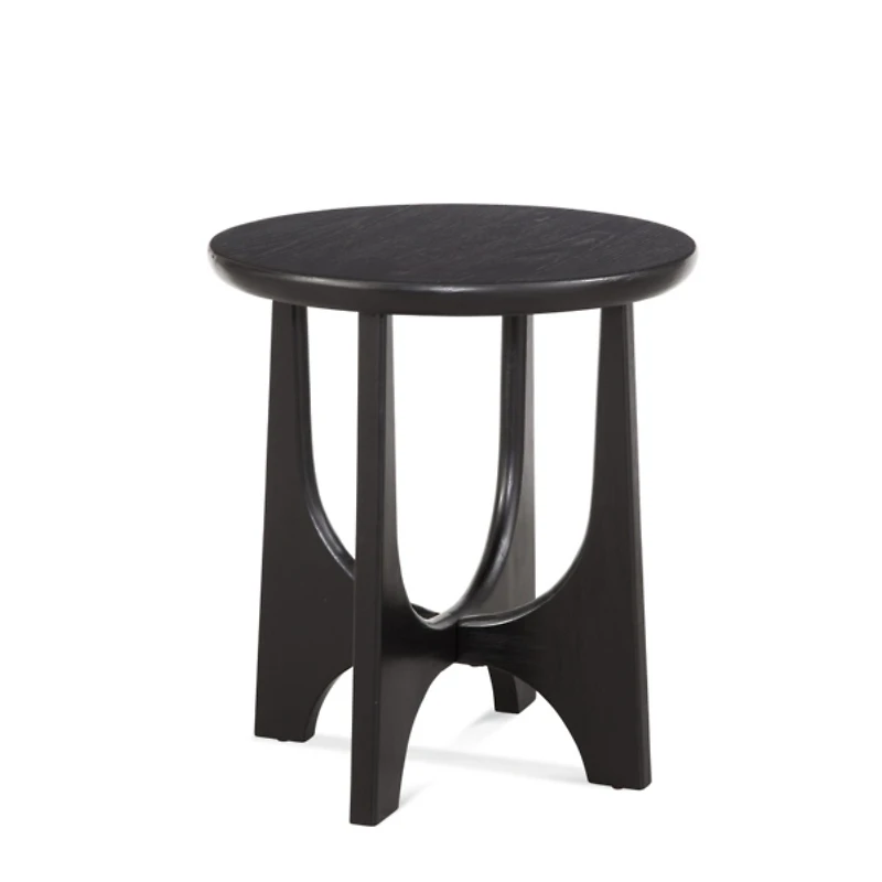Matte Round Accent Table