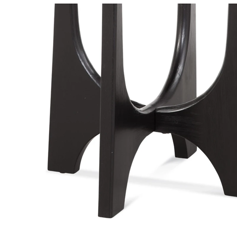 Matte Round Accent Table