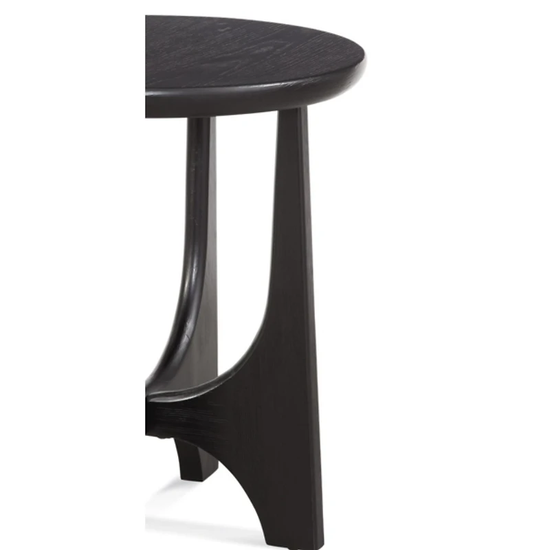 Matte Round Accent Table