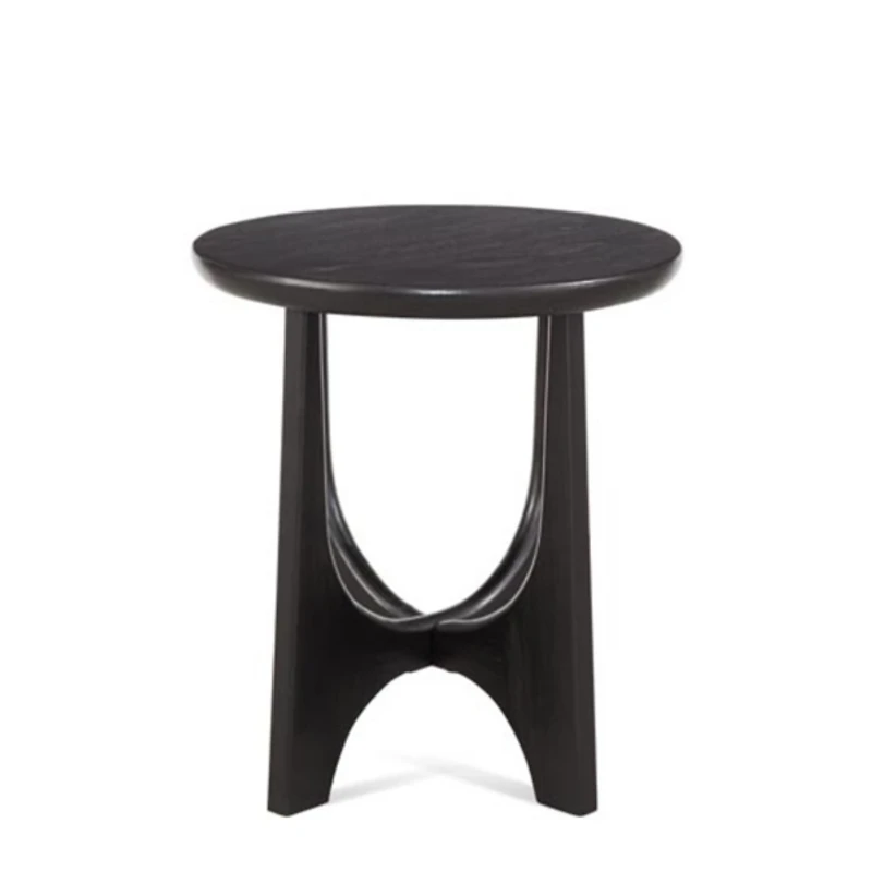 Matte Round Accent Table