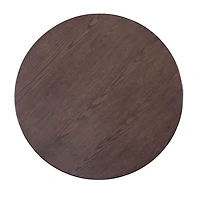 Brown Matte Round Coffee Table