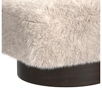 Beige Amaya Swivel Accent Chair