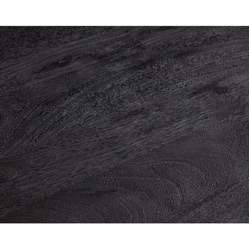 Black Square Padula Pedestal Accent Table