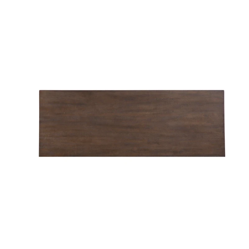 Brown Rectangle Padula Console Table