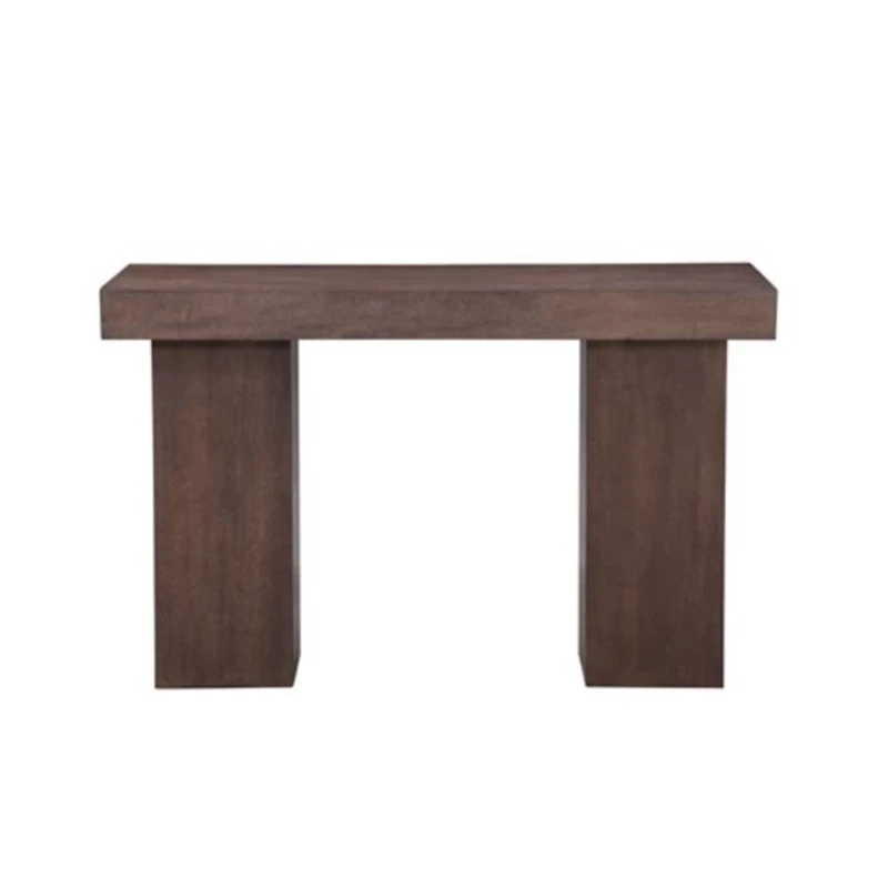 Brown Rectangle Padula Console Table