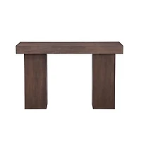 Brown Rectangle Padula Console Table