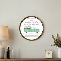 Easter Treats Truck Personalized Wall Plaque
