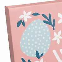 Easter Eggs Personalized Monogram Canvas Art Print