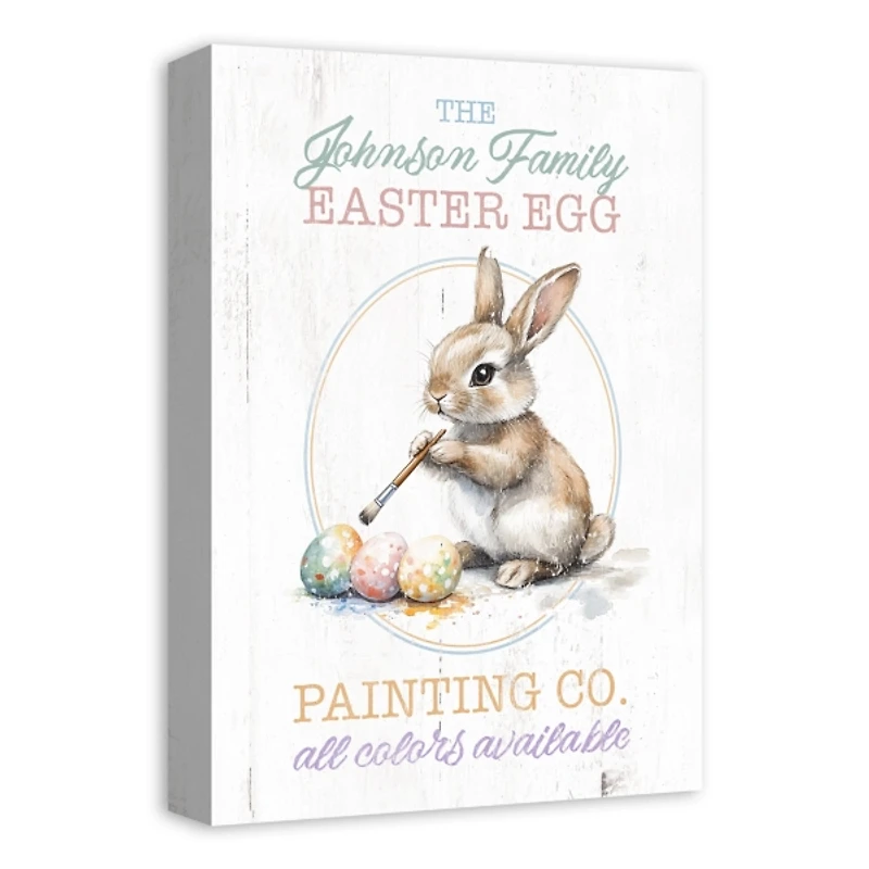 Egg Painting Co Personalized Canvas Art Print